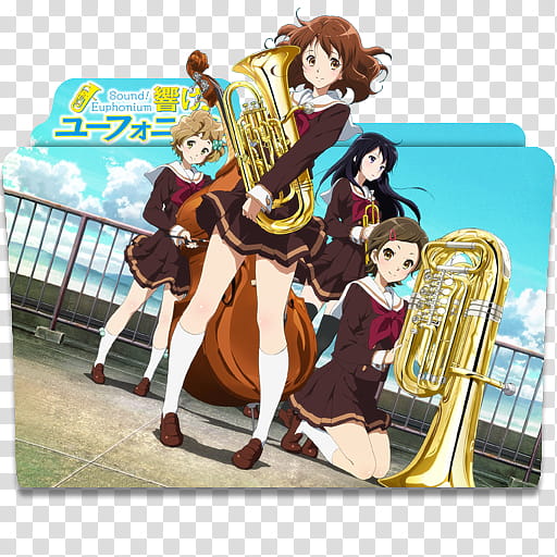 ANIME ICO , ound Euphonium anime folder icon transparent background PNG clipart