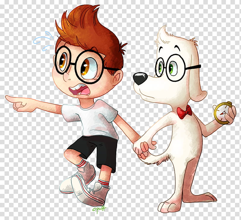 Sherman and Mr. Peabody transparent background PNG clipart