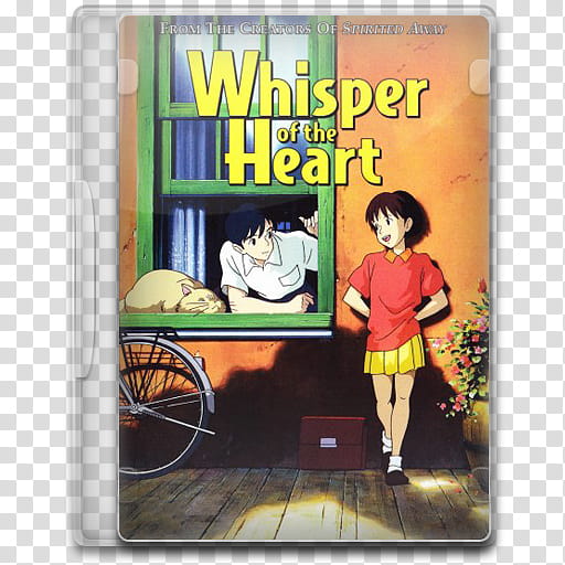 Movie Icon Mega , Whisper of the Heart, Whisper to he Heart folder icon transparent background PNG clipart