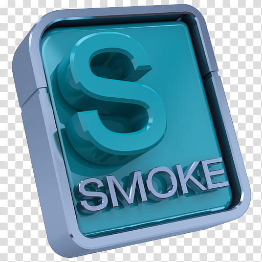 Autodesk Icon Set, Smoke-, teal Smoke logo illustration transparent background PNG clipart