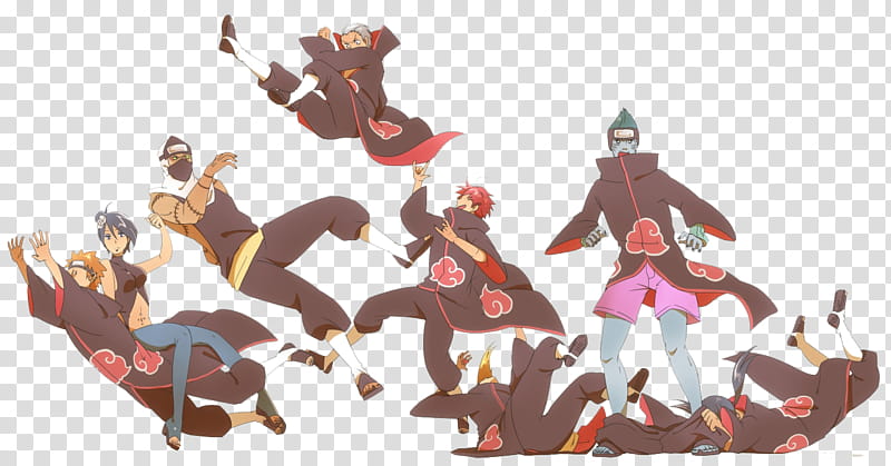 Akatsuki Render , Naruto Akatsuki Clan transparent background PNG clipart