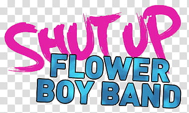 Shut Up Flower Boy Band  K Drama, Logo transparent background PNG clipart
