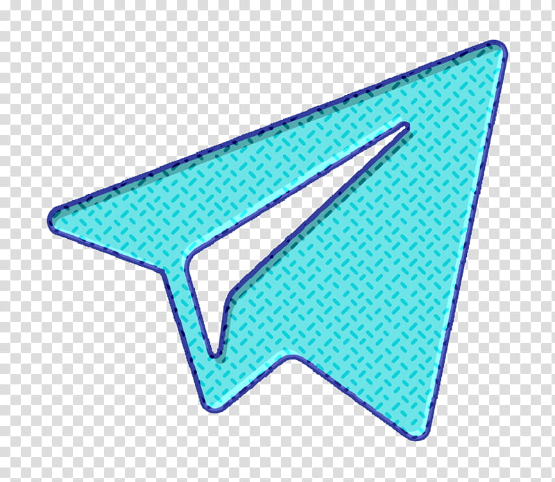 Social Media Elements icon Telegram icon, Aqua, Turquoise, Arrow, Line transparent background PNG clipart