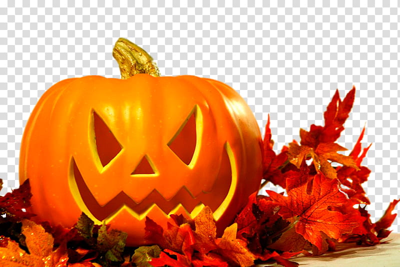 Halloween, orange jack o lantern illustration transparent background PNG clipart