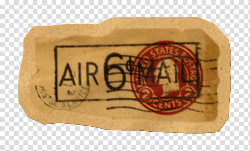 Vintage Postal Service Set , air mail postage stamp transparent background PNG clipart