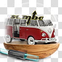 Sphere   the new variation, red and white Volkswagen T van transparent background PNG clipart