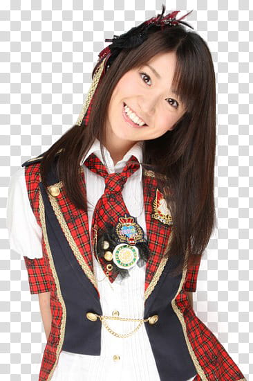 Yuko Oshima AKB render transparent background PNG clipart