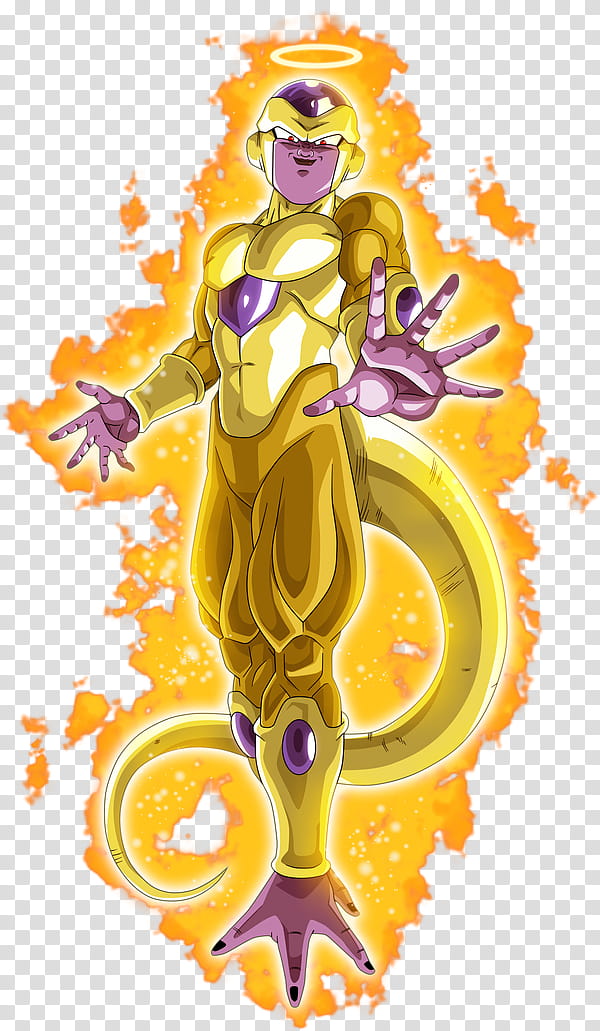 Golden Freezer, Universe Survival #, drawing of a villain from Dragonball Z transparent background PNG clipart