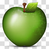 green apple graphic transparent background PNG clipart