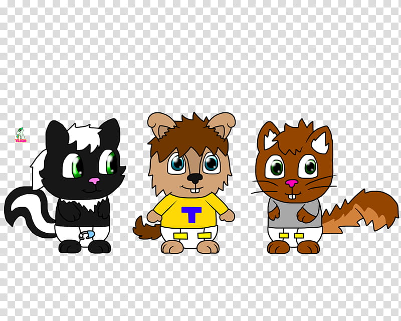 [AT] Tanner, Rover, and Montee transparent background PNG clipart