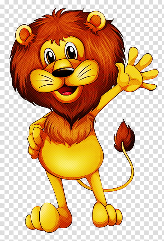 cartoon lion mascot, Cartoon transparent background PNG clipart