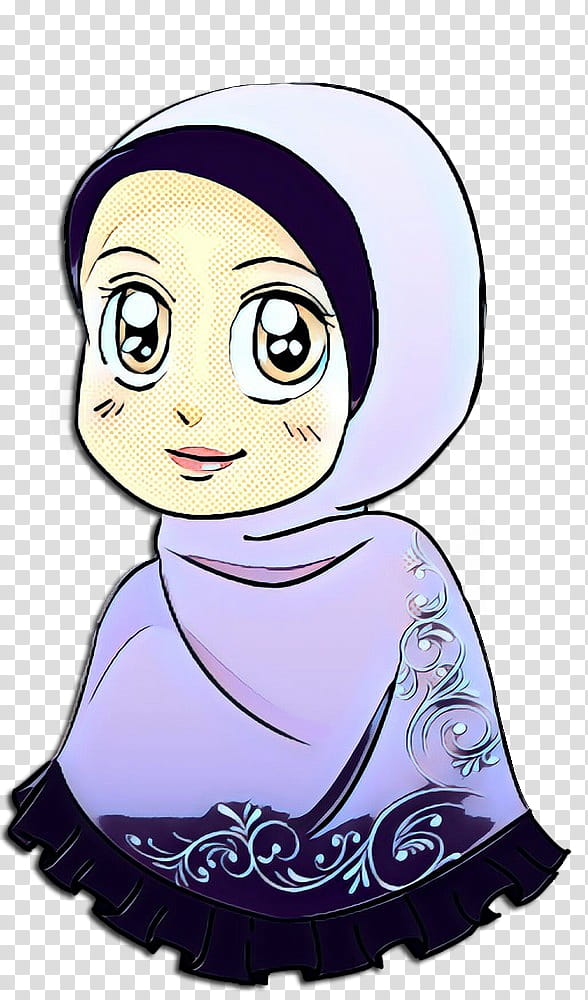 Hijab, Muslim, Women In Islam, Woman, Drawing, Cartoon, Girl, Child transparent background PNG clipart