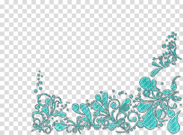 blue floral pattern transparent background PNG clipart