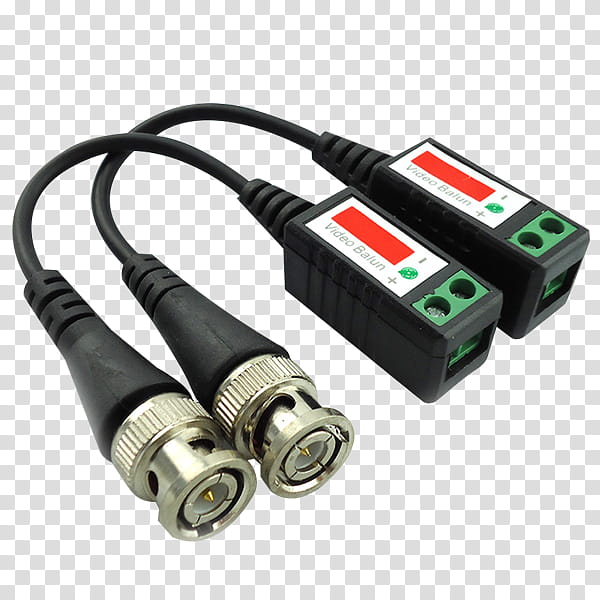 Camera, Balun, Bnc Connector, Twisted Pair, Coaxial Cable, Transceiver, Electrical Connector, High Definition Transport Video Interface transparent background PNG clipart
