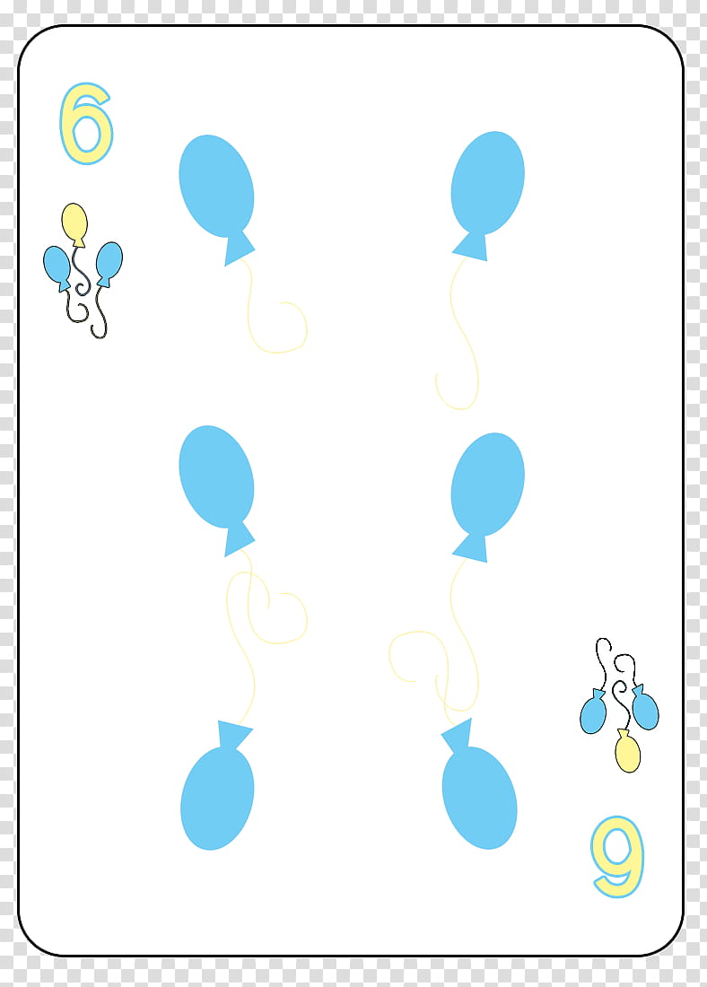MLP FiM Playing Card Deck,  of balloons playing card transparent background PNG clipart