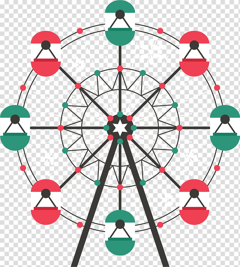 How To Draw A Ferris Wheel - YouTube