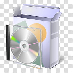 Windows Live For XP, gray disc with box transparent background PNG clipart