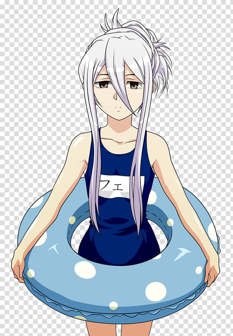 Felli ready for Summer, woman holding pool floater transparent background PNG clipart