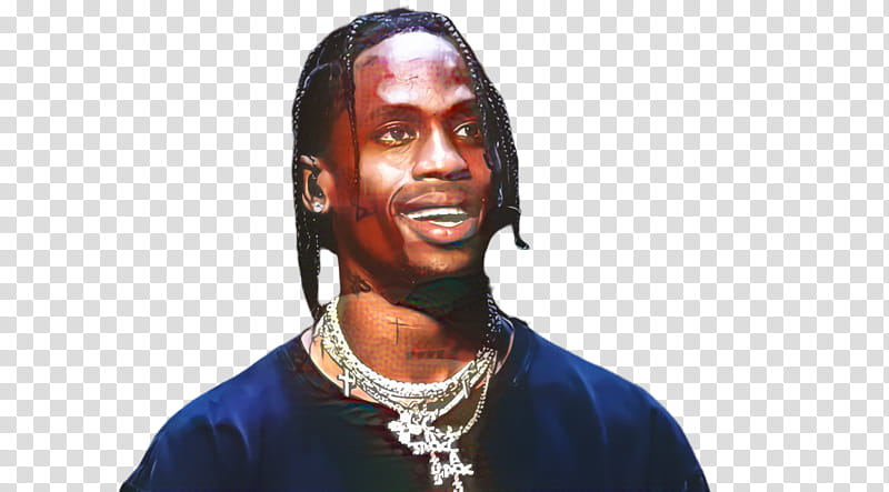 Moustache, Travis Scott, Rapper, Singer, Facial Hair, Human, Beard, Neck transparent background PNG clipart