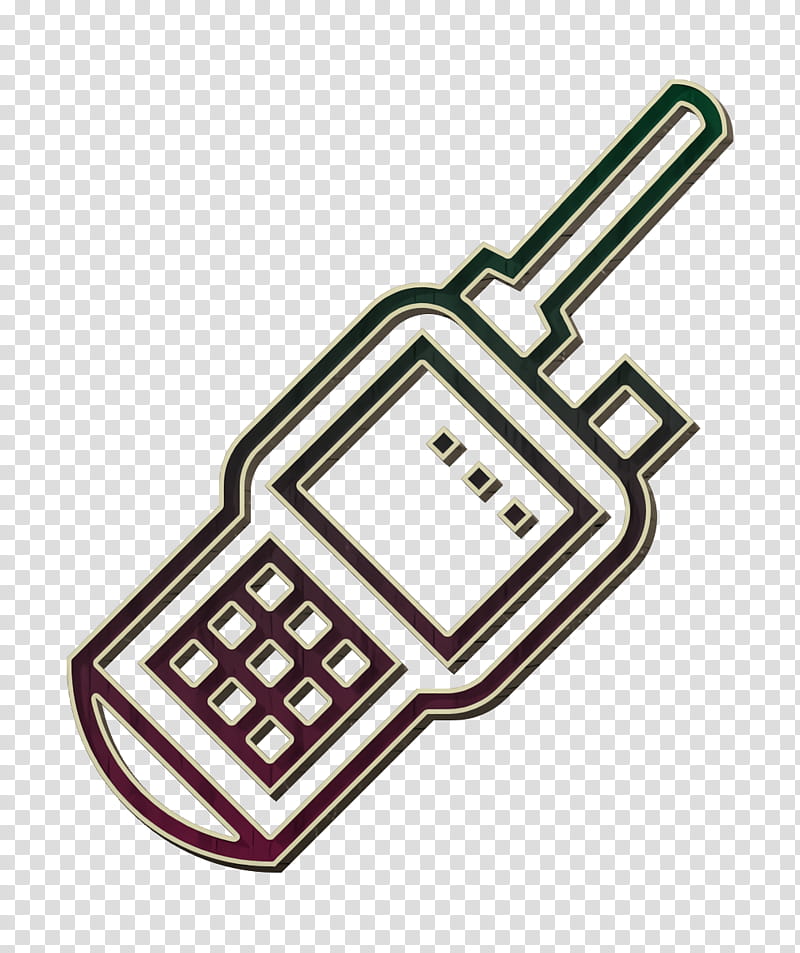 Walkie talkie icon Rescue icon Frequency icon, Technology transparent background PNG clipart