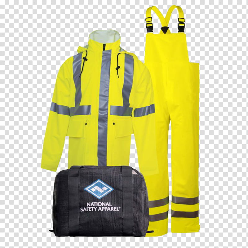 Coat, National Safety Apparel Inc, Clothing, Personal Protective Equipment, Raincoat, Dungarees, Chainsaw Safety Clothing, Sleeve transparent background PNG clipart