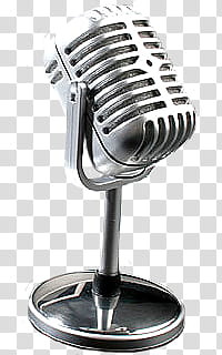 , gray condenser microphone transparent background PNG clipart