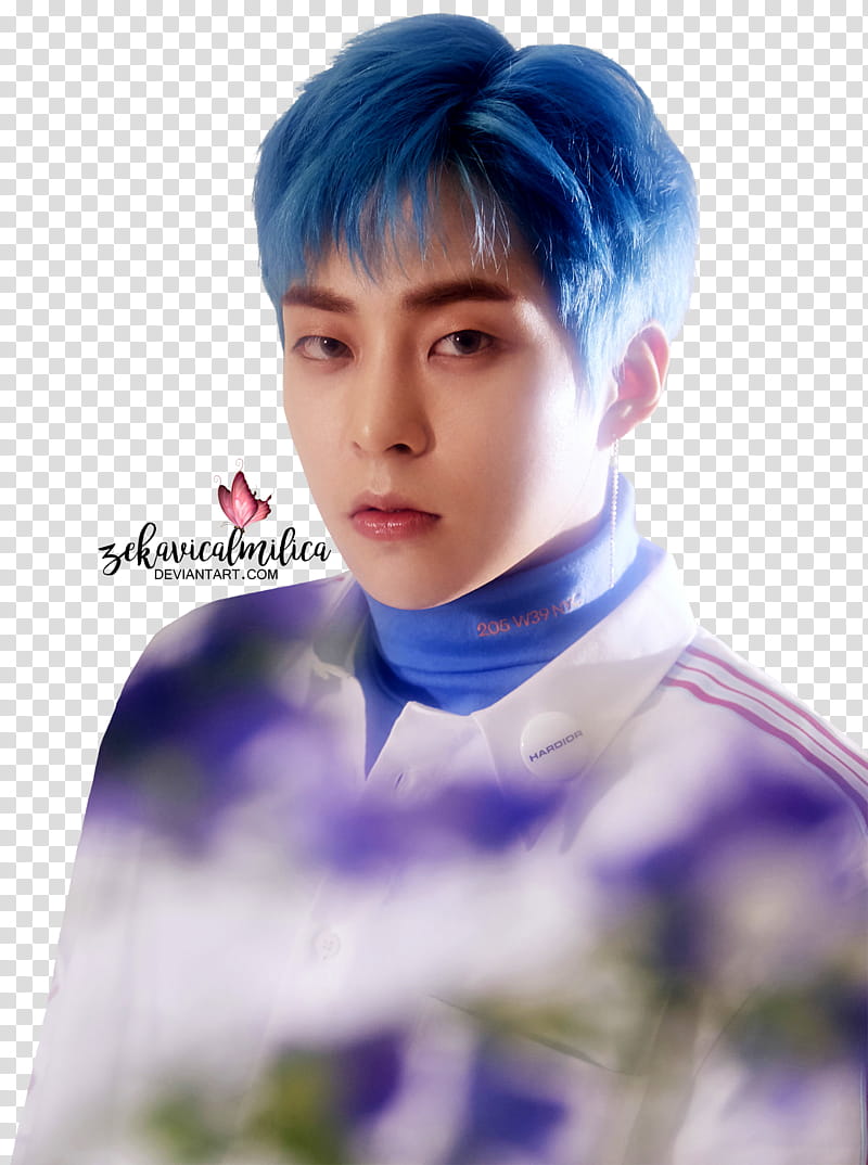 EXO CBX Xiumin Blooming Days, man wearing button-up top transparent background PNG clipart