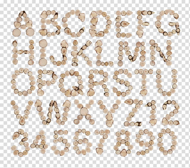 abecedario de madera redondeada , alphabet letters and numbers art transparent background PNG clipart