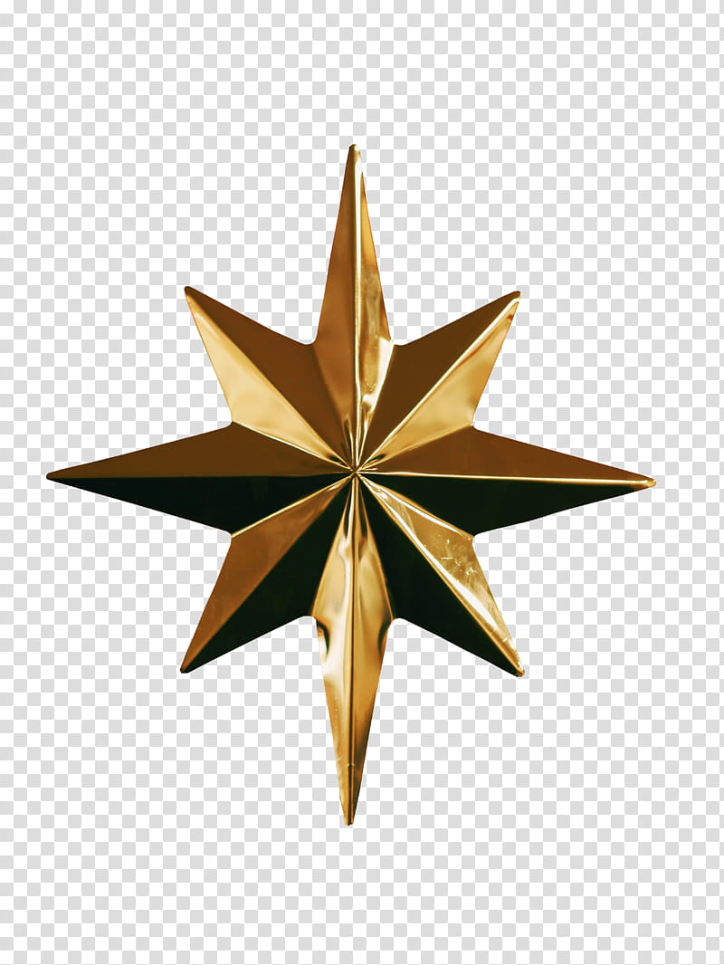 Christmas  Resource, gold star logo transparent background PNG clipart