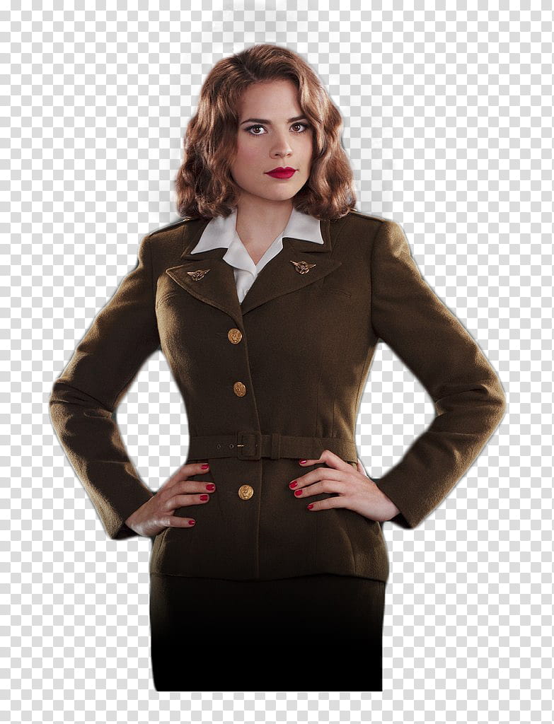 Hayley Atwell Peggy Carter MQ transparent background PNG clipart