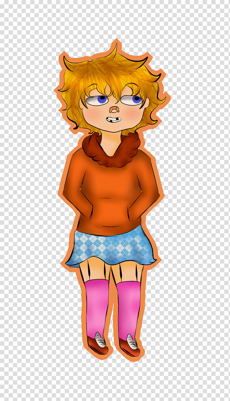 CHIBI KENNY WITH SKIRT transparent background PNG clipart