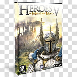 DVD Game Icons v, Heroes Of Might And Magic, Heroes V of Might and Magic PC DVD case transparent background PNG clipart