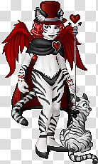 Tigress Queen of Hearts transparent background PNG clipart