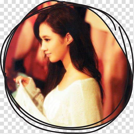 Yuri IGAB Circle Lines Folder Icon , Yuri , K-Pop female member transparent background PNG clipart