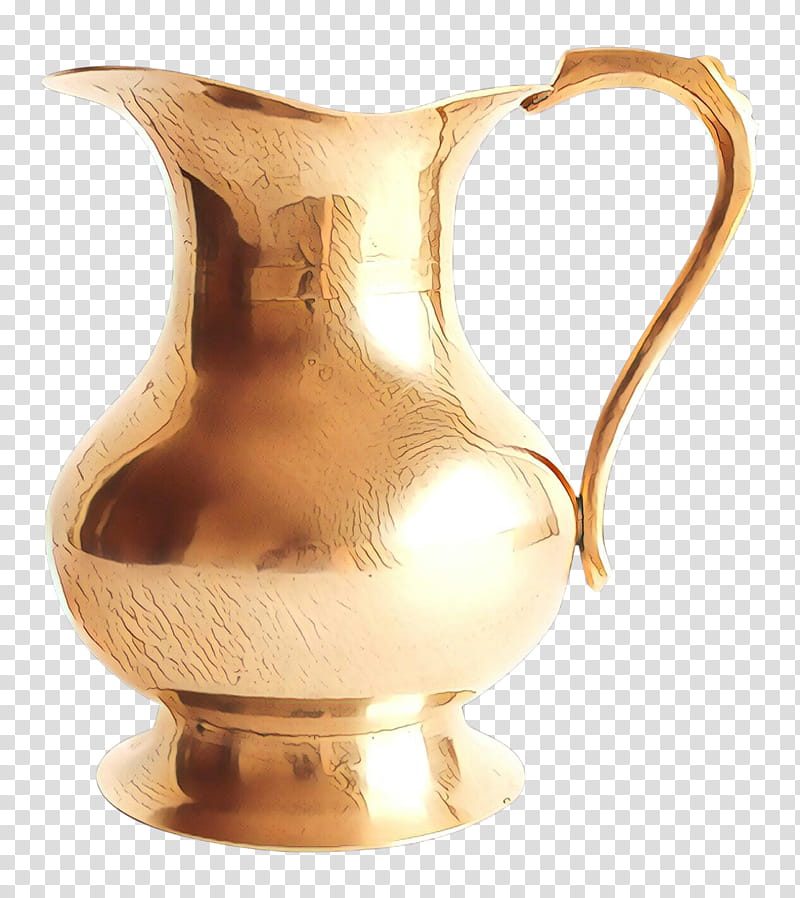 Metal, Jug, Pitcher, Cup, Serveware, Vase, Drinkware, Copper transparent background PNG clipart