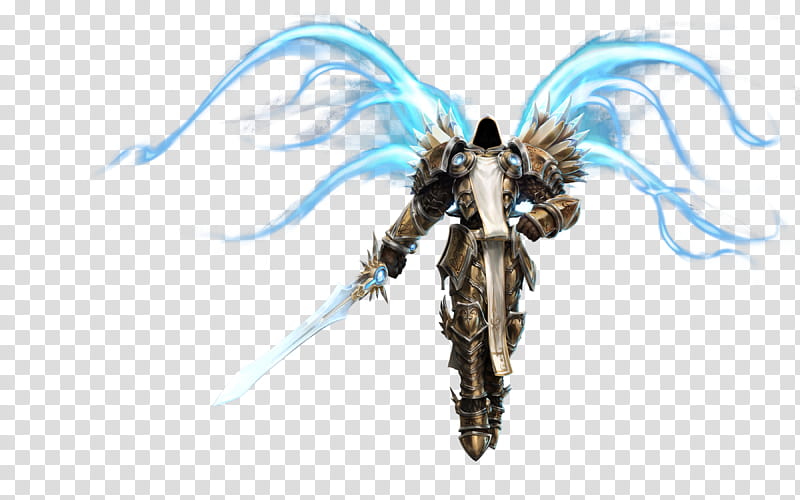 Tyrael Heroes of the Storm, brown character transparent background PNG clipart