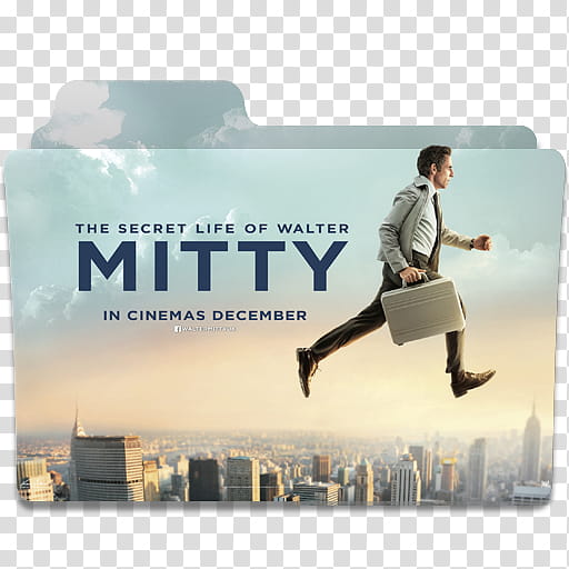 Movies folder icons , the secret life of walter mitty  transparent background PNG clipart