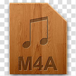 Wood icons for sound types, mu, brown wooden MA file transparent background PNG clipart