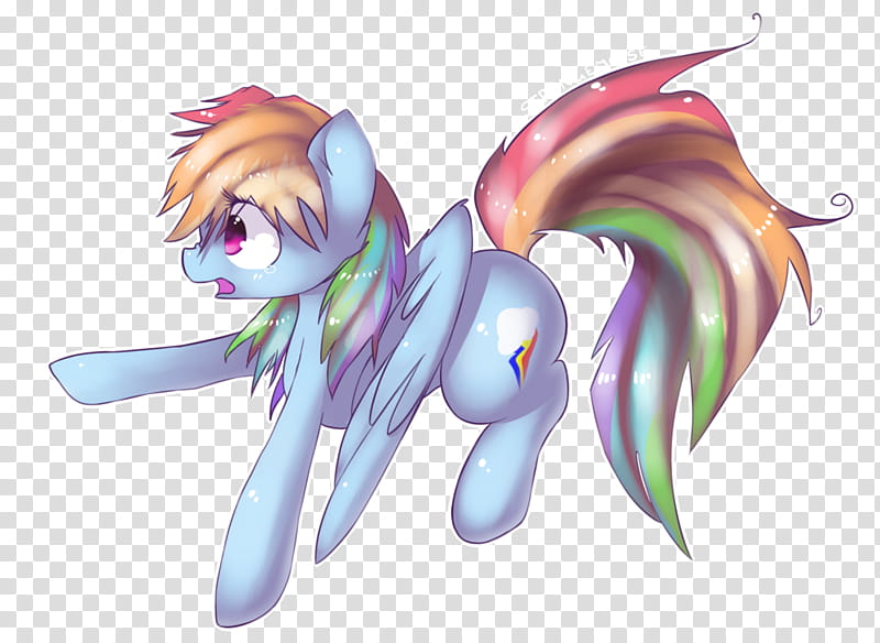 Regretful, blue and multicolored my little pony illustration transparent background PNG clipart