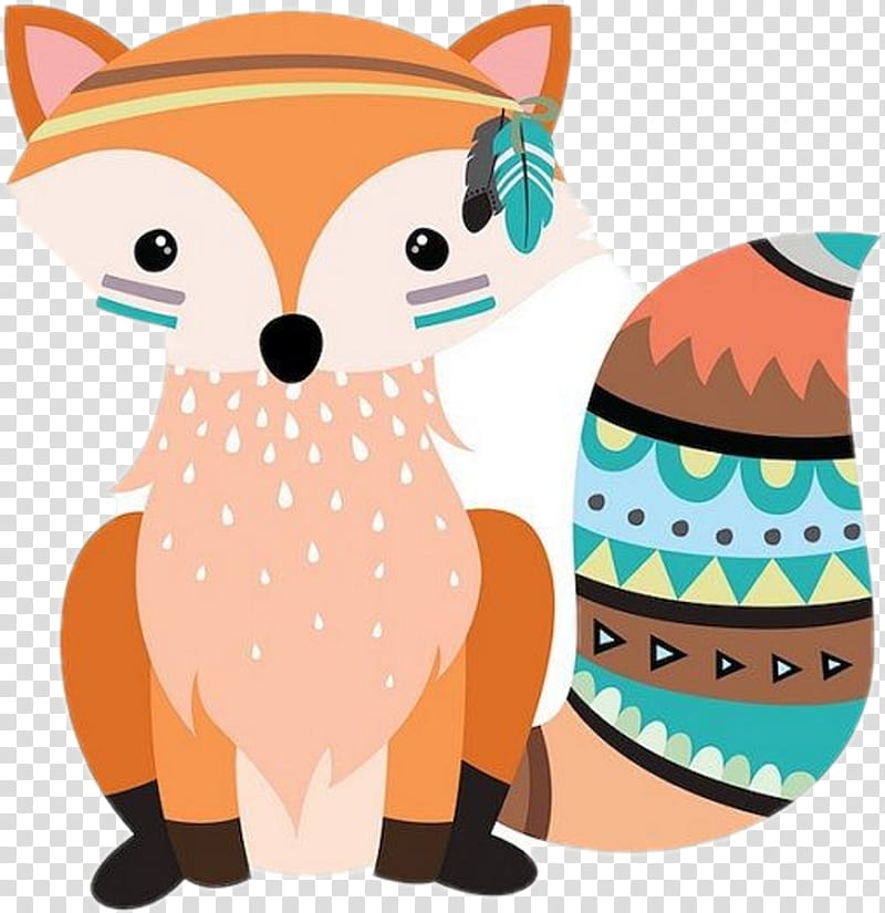 cartoon red panda fox red fox fawn, Cartoon transparent background PNG clipart