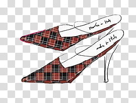 drawpiccuts, pair of red-and-black pumps transparent background PNG clipart