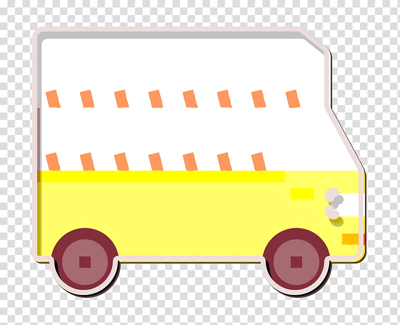 Bus icon Car icon, Yellow, Transport, Vehicle transparent background PNG clipart