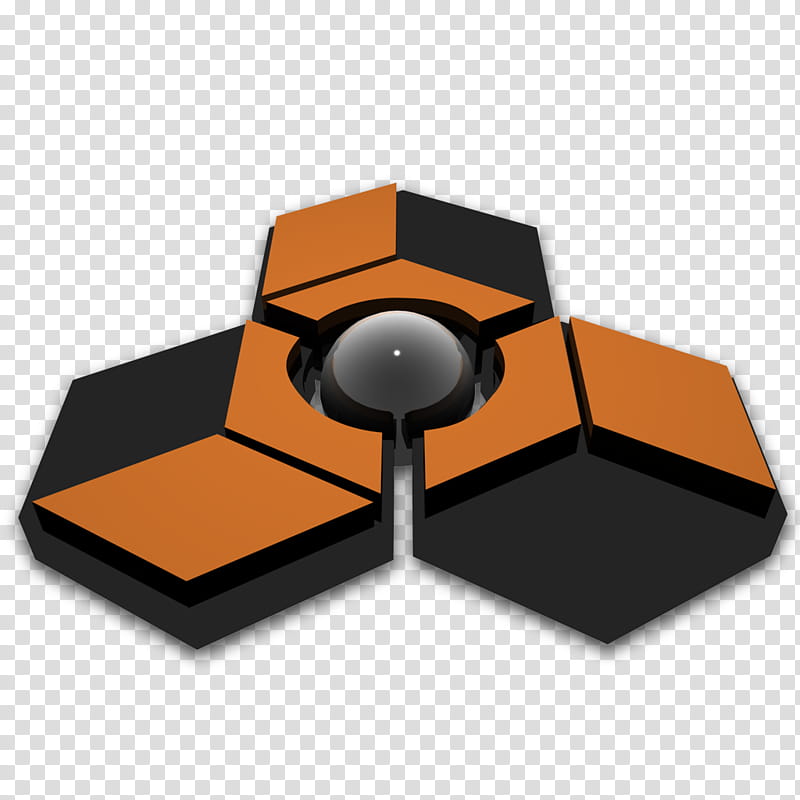 Reason Dock Icon, alperesin-reason-, black and orange icon transparent background PNG clipart