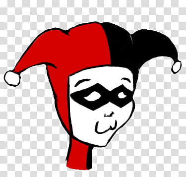 Colon-Three Harley Quinn transparent background PNG clipart