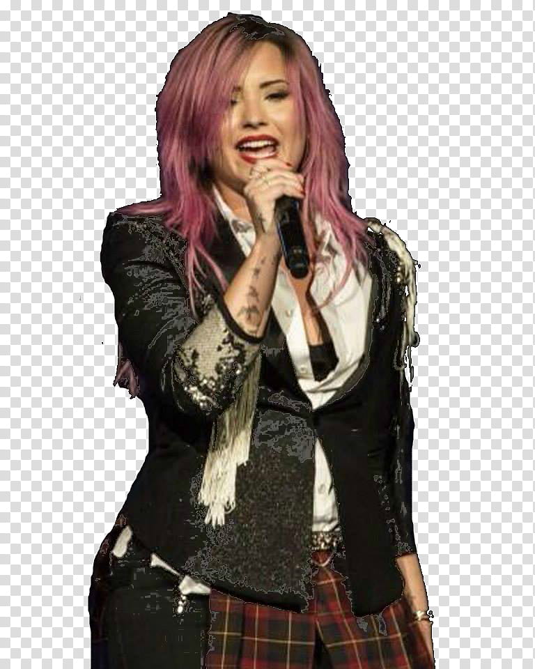 Demi Lovato en el NLT transparent background PNG clipart