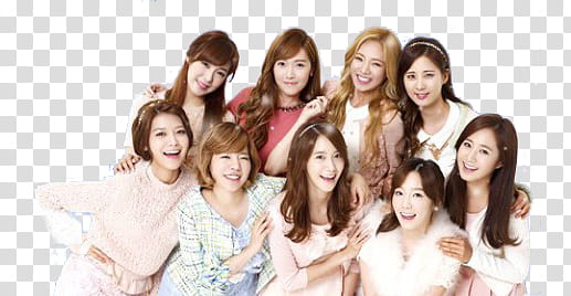 SNSD, K-Pop girl group transparent background PNG clipart