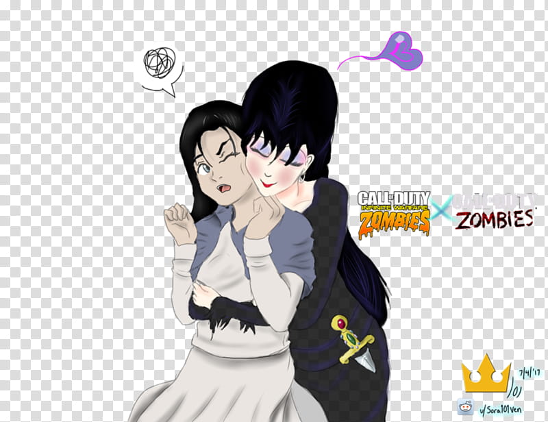 Call of Duty Zombies: Elvira and Samantha transparent background PNG clipart