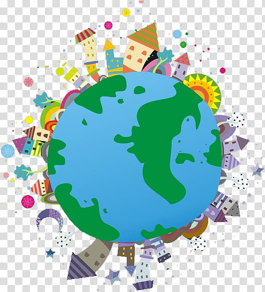 Earth Cartoon Drawing, Global Village, Brinquedo Pato, World, Globe transparent background PNG clipart