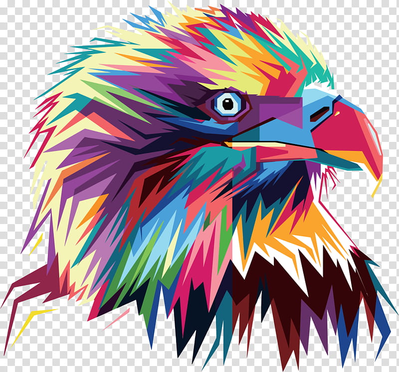 Eagle, Pop Art, Artist, Ben Day Process, Edward Ruscha, Bird, Beak, Bird Of Prey transparent background PNG clipart