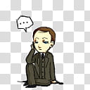 BBC Sherlock Mycroft, man wearing brown suit illustration transparent background PNG clipart